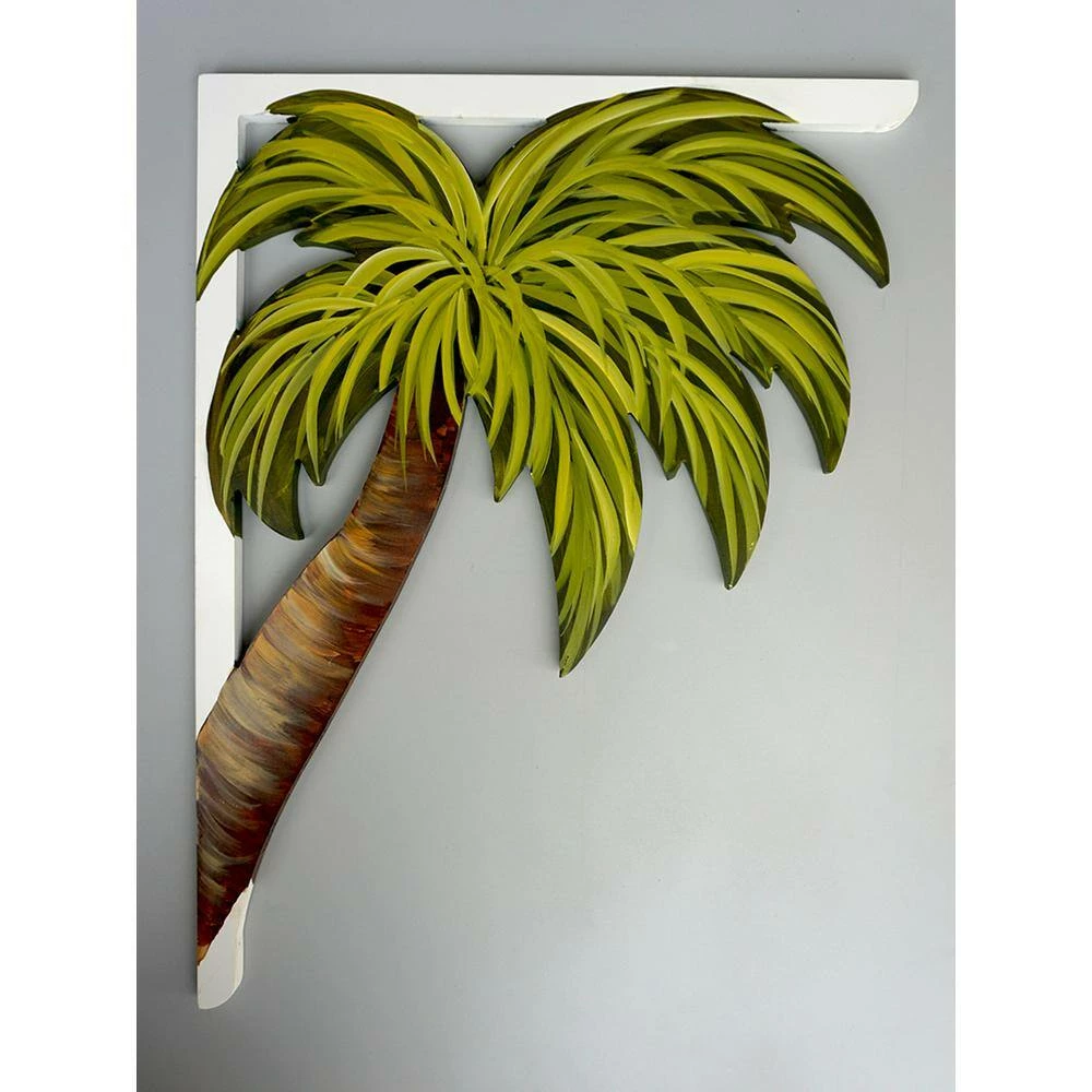 Nature Brackets Decorative 16 in. Paintable PVC Palm Mailbox or Porch Bracket - Image 7