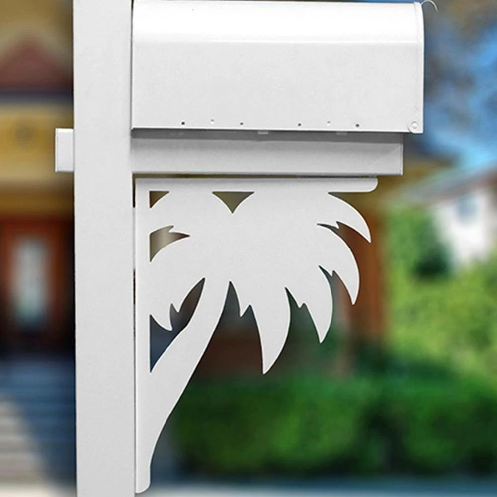Nature Brackets Decorative 16 in. Paintable PVC Palm Mailbox or Porch Bracket - Image 2