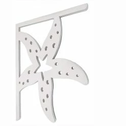 Nature Brackets Decorative 16 in. Paintable PVC Starfish Mailbox or Porch Bracket