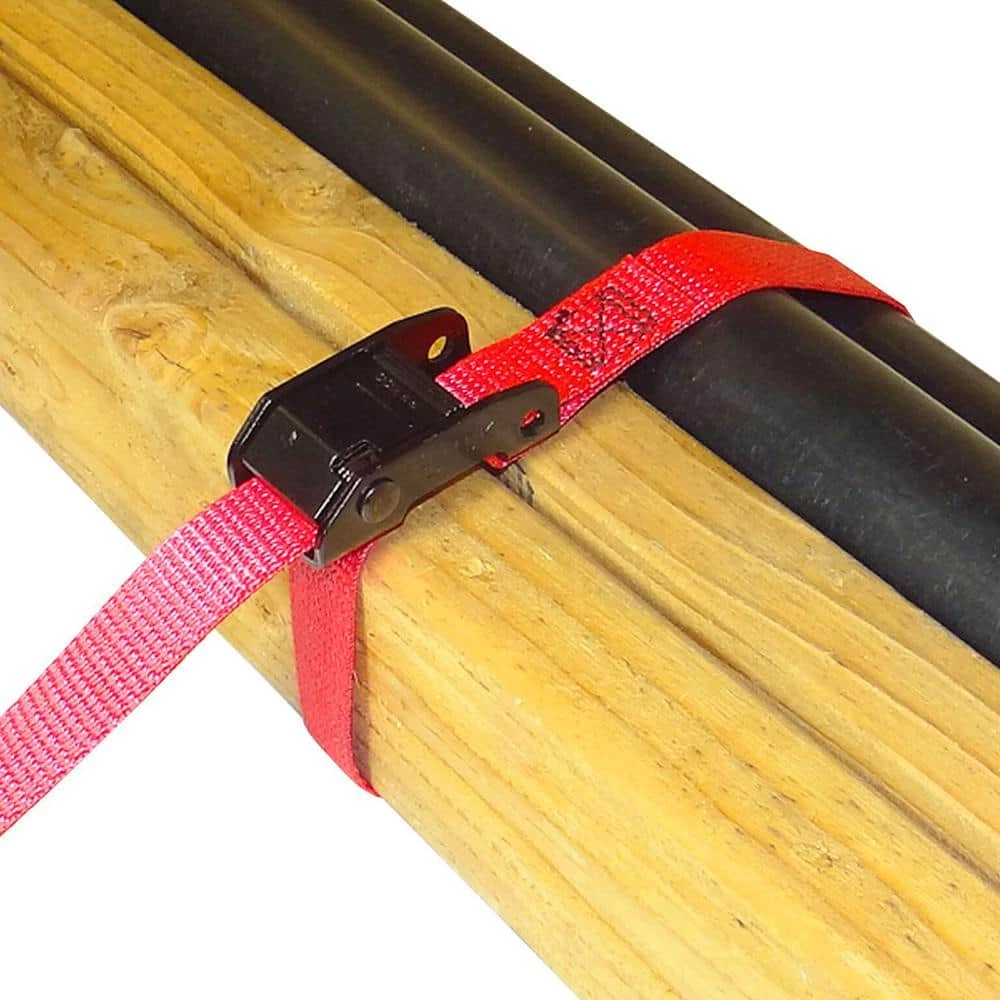 SNAP-LOC 6 ft. x 1 in. Cam with Cinch Strap in Red (2-Pack) - Image 4