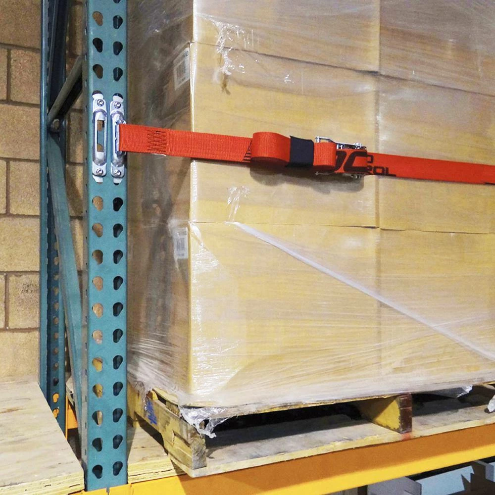 SNAP-LOC 16 ft. x 2 in. Logistic Cam Buckle E-Strap with Hook and Loop Storage Fastener in Red - Image 13