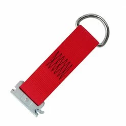 SNAP-LOC 2 in. x 9 in. E-Track D-Ring Multi-Purpose Tie-Down Strap 3000 lb.