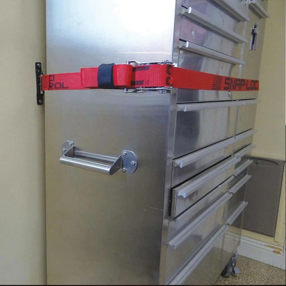 SNAP-LOC 16 ft. x 2 ft. Ratchet Strap Kit with Hooks and Fasteners - Image 4