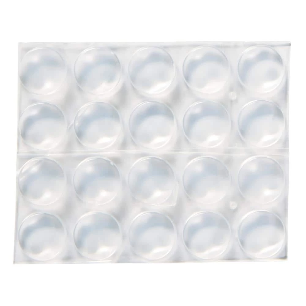 Scotch 1/2 in. Clear Round Self-Stick Rubber Bumpers (40-Pack) - Image 5
