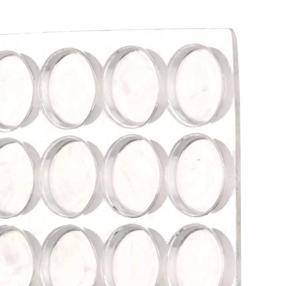 Scotch 1/2 in. Clear Round Self-Stick Rubber Bumpers (40-Pack) - Image 4