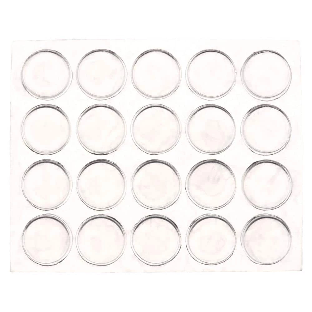 Scotch 1/2 in. Clear Round Self-Stick Rubber Bumpers (40-Pack) - Image 2