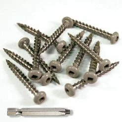 Veranda 1-1/2 in. Stainless Steel Wicker Screw (12-Piece / Bag)