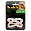 Scotch 3/4 in. x 18 in. White Indoor Fasteners (1 Set-Pack)