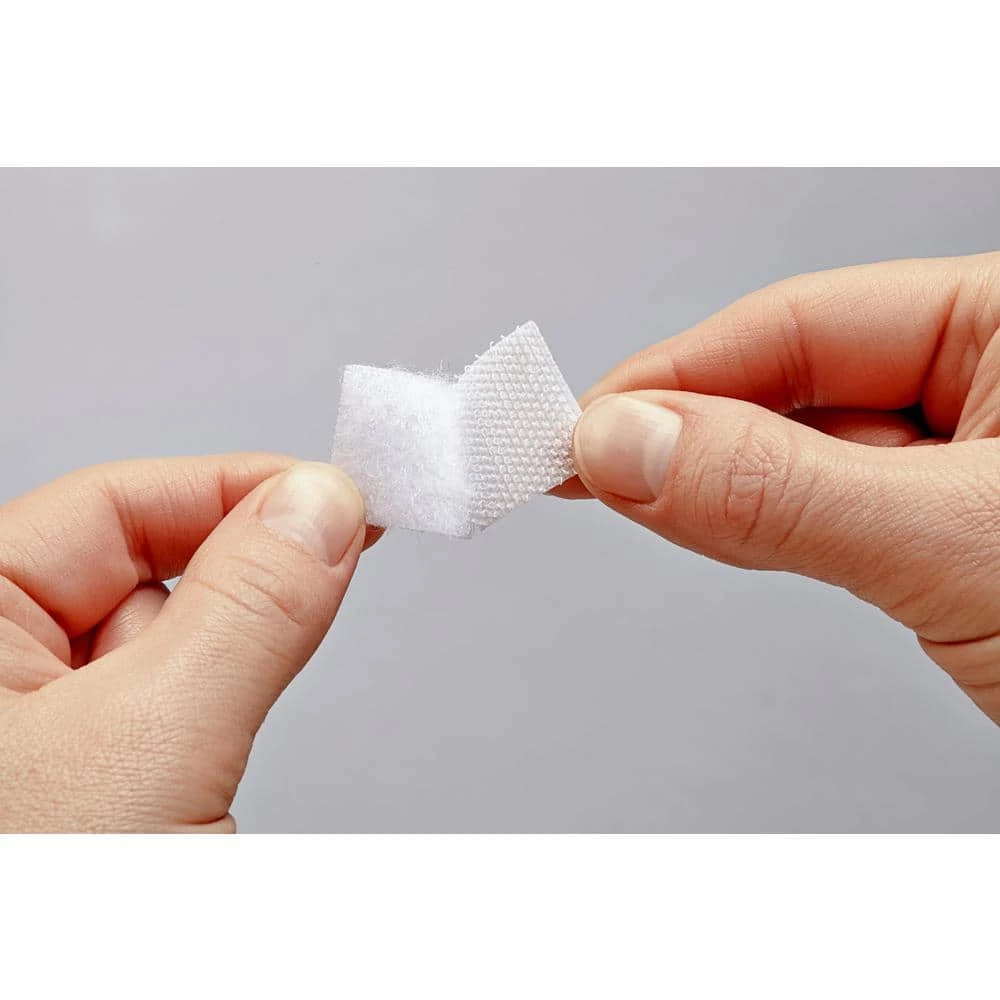 Scotch 7/8 in. x 7/8 in. White Indoor Fasteners (12 Sets-Pack) - Image 3